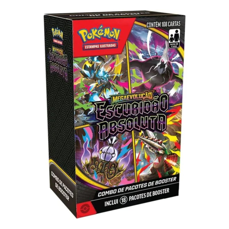 Pokémon TCG: Mega Evolução - Escuridão Absoluta - Booster Bundle