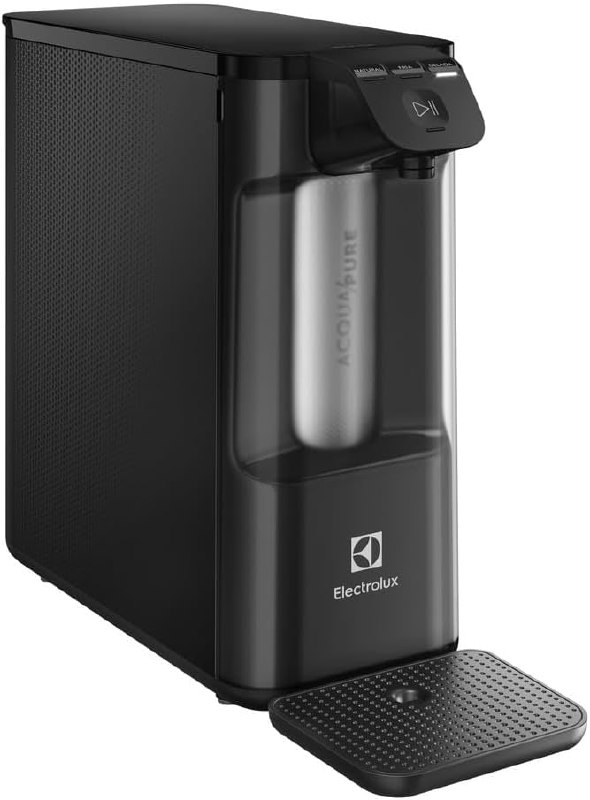 Electrolux Purificador PE12P - Água Gelada Fria Natural - Painel Touch Bivolt Preto