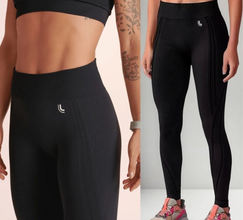 Calça Legging Lupo Max Feminino Academia Cintura Alta Treino Preto M