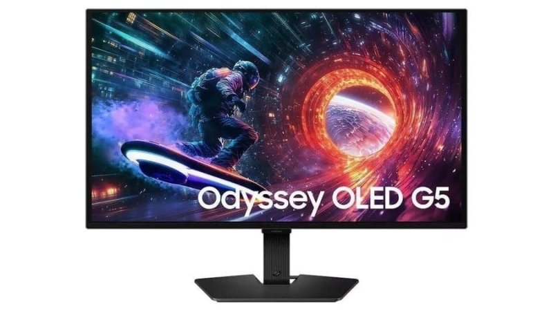 Samsung Monitor Odyssey OLED G5 27", QHD, 180Hz, 0.03ms, G-sync, FreeSync, DP, HDMI