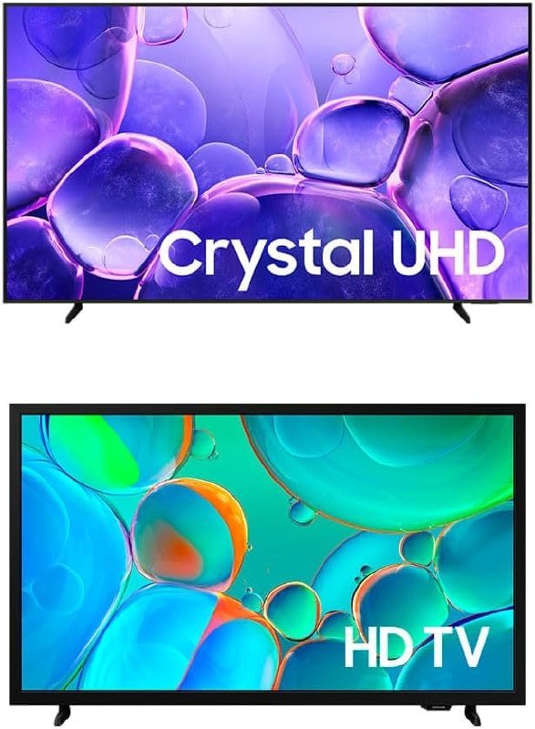 Smart TV 85" Crystal UHD 4K U8100F + Smart TV 32" HD H5000F