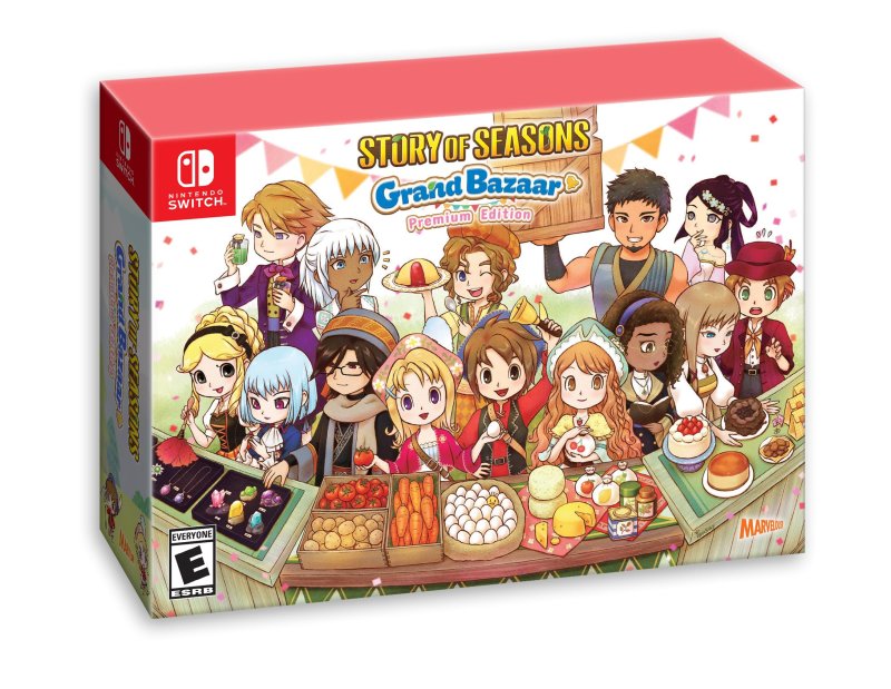 Edição de colecionador de Story of Seasons Grand Bazaar para Switch