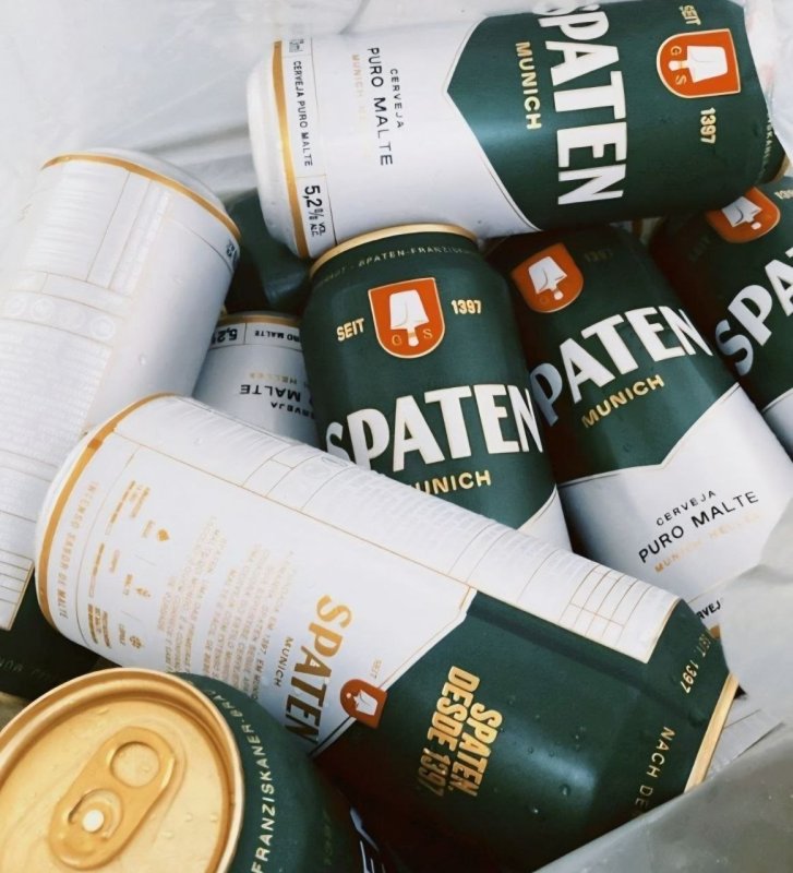 Pack Cerveja Spaten, Puro Malte, 269ml, Lata - 8 Unidades