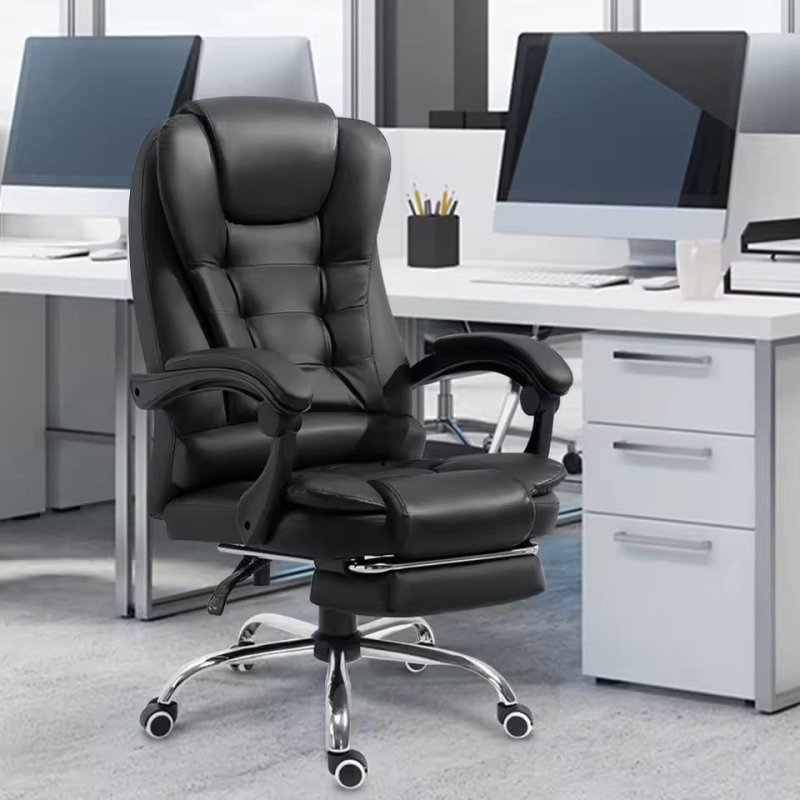 Cadeira Executiva Python Fly Black Gamer Ergonômica Reclinável com Encosto Ajustável