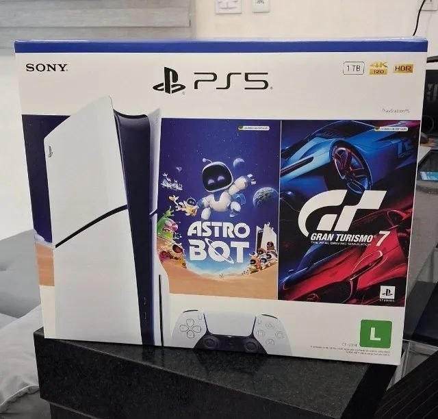 PlayStation 5 Slim com Leitor + 2 Jogos + Frete Grátis