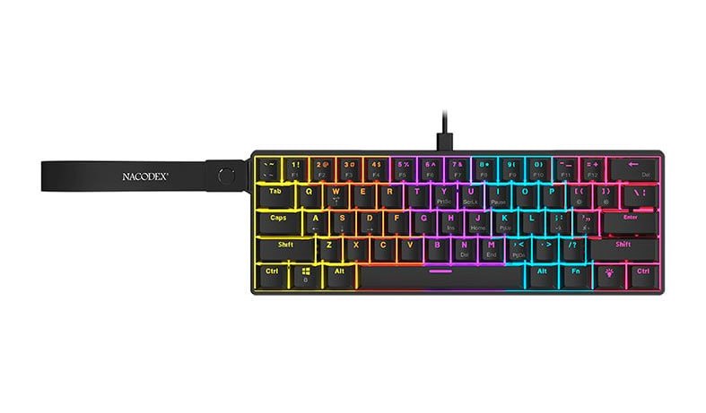 Teclado Mecânico Ajazz X Nacodex NK61, Switch Red