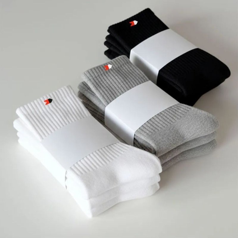 Kit 15 Pares Meias Sport Algodão Cano Médio Sandrini Confort