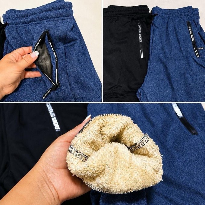 Calça Moletom de Lã Grossa + Frete Grátis