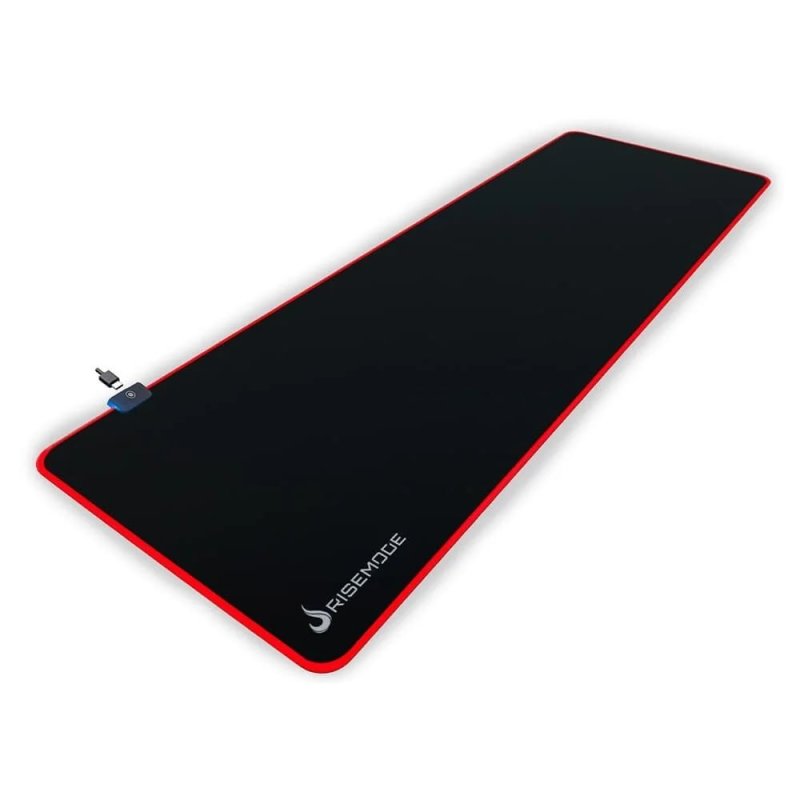 Mousepad Gamer Rise Mode RGB, Estendido (900x300mm), Preto RM-MP-07-RGB