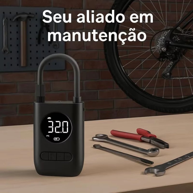 Compressor de Ar Portátil com Display