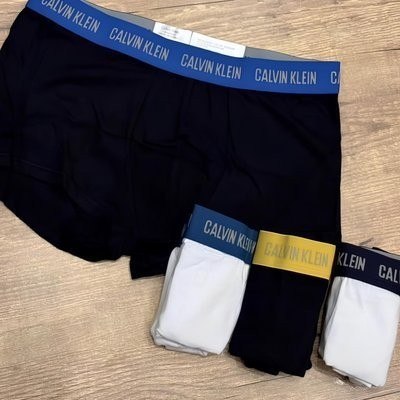 Kit 4 Cuecas Calvin Klein Ck Low Rise Trunk Algodão Original