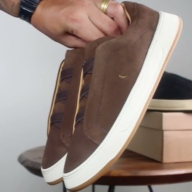 Tênis Masculino Reserva Croma Suede Casual Couro Confortável