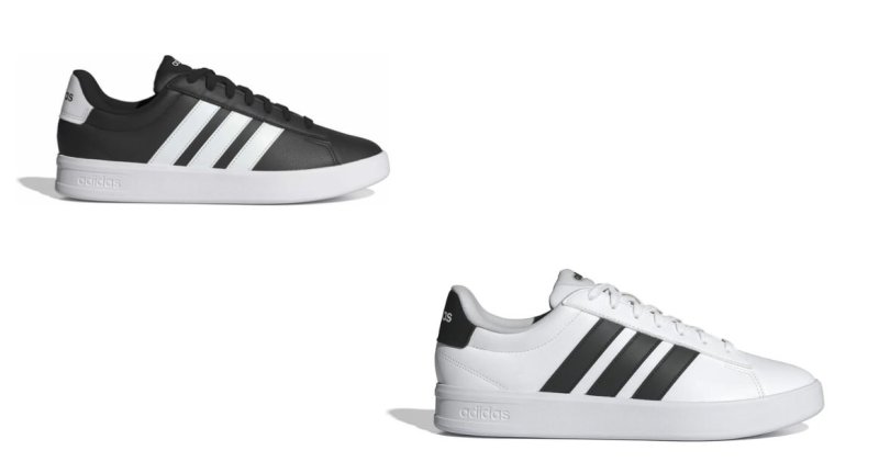 Tênis Masculino Grand Court 3.0 adidas Ftwwht/cblack/ftwwht Lisa 41 Br