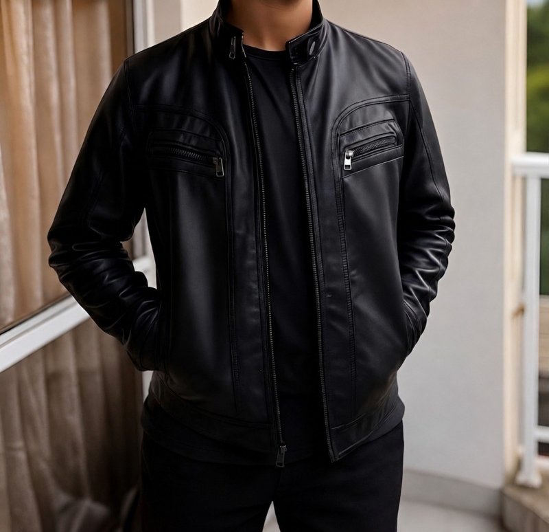 Jaqueta De Couro Masculina Slim Promoção Frio Inverno