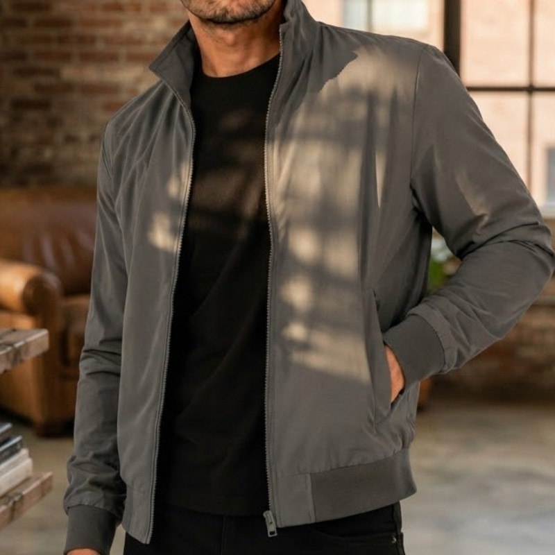 Jaqueta Masculina Bomber Casual Casaco Inverno Zíper