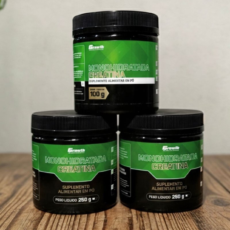 Creatina Monohidratada 250g Growth Supplements - Sem sabor em Pó