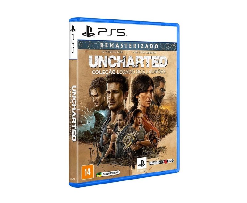 Jogo Uncharted: Coleção Legado Dos Ladrões, Mídia Física, PS5