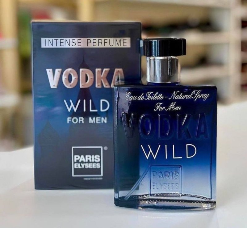 Perfume Vodka Wild Paris Elysees Masculino Intense 100ml