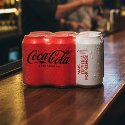 Pack 6 un. de Coca Cola Sem Açúcar 350ml