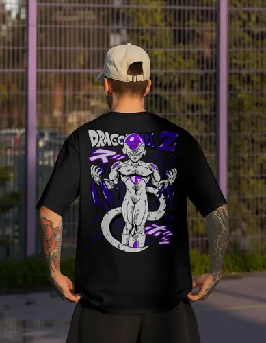 Camiseta Oversized Anime Dragon Ball Imperador Freeza Ref057