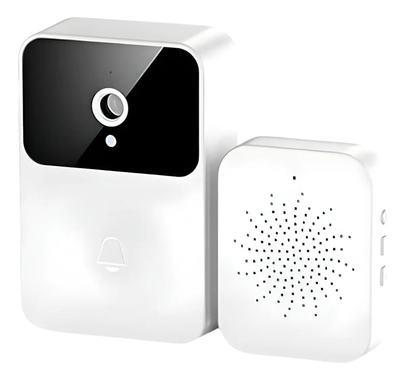 Campainha C/ Câmera Wifi S Fio Inteligente Interfone Kp-ca20