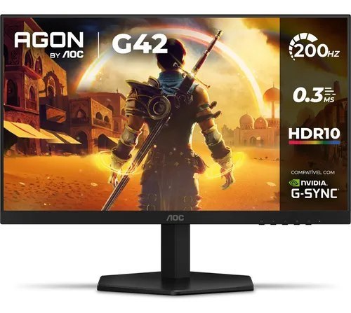 Monitor Gamer AOC AGON G42 24" 200Hz 0,3ms IPS 24G42HE