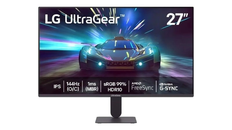 Monitor LG UltraGear 27G411A-B 27",FHD, 144Hz, 1ms (MBR), NVIDIA G-SYNC, AMD FreeSync, HDR10
