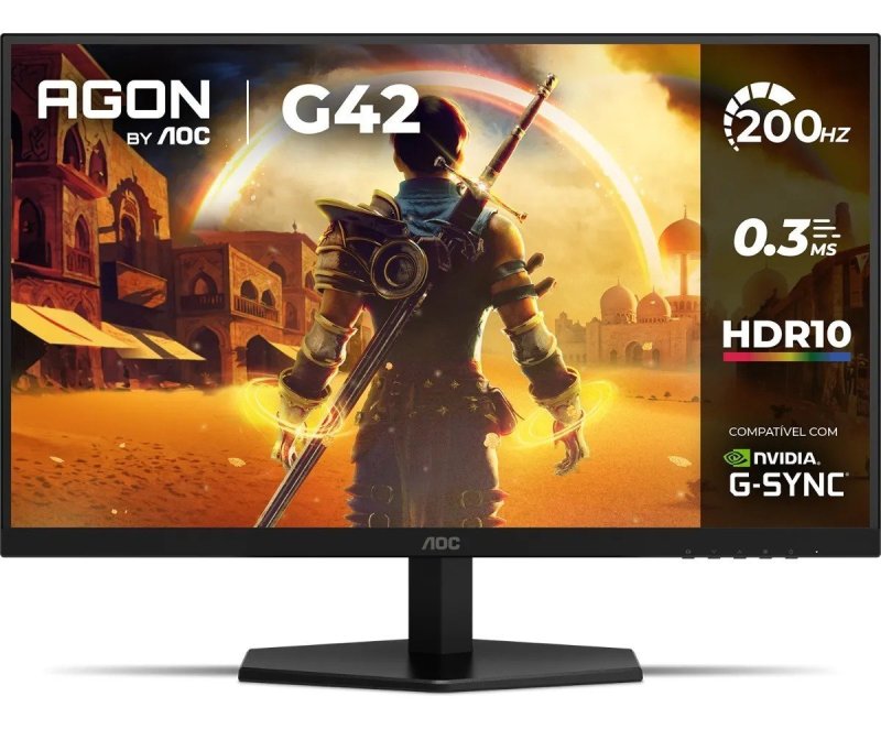 Monitor Gamer AOC AGON G42 27" 200Hz 0,3ms IPS 27G42HE