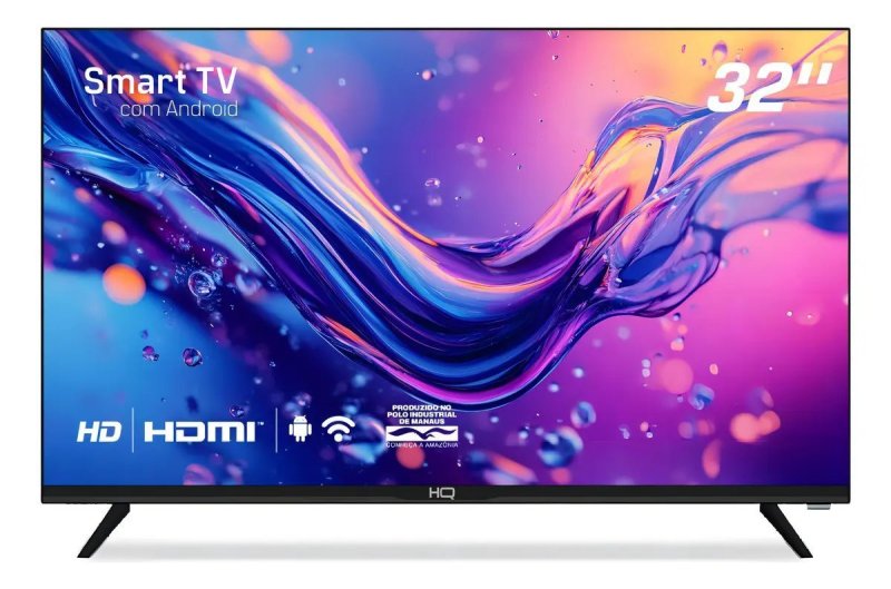 Smart Tv Hq 32 Hd Android 12 Design Slim Hqs32nkhm