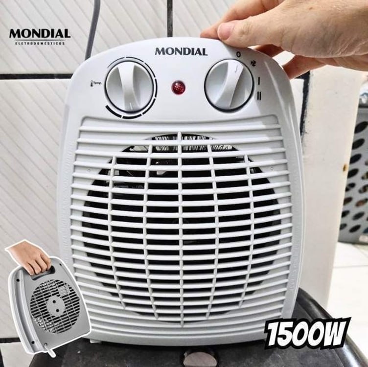 MONDIAL Aquecedor A Ar, Cinza/Branco, 1500W, 110V - A-08