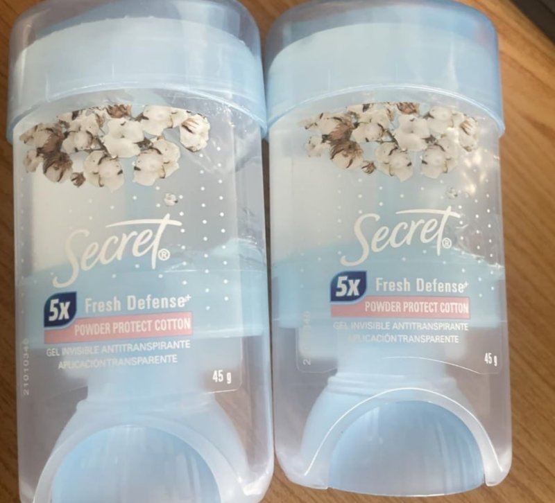 Secret Desodorante Antitranspirante em Gel Proteção de Algodão 45g