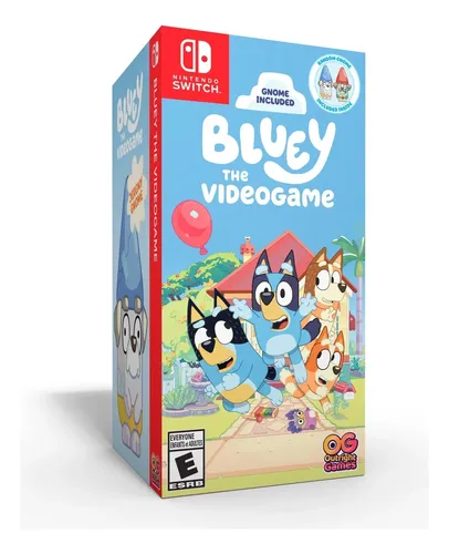 Pack Bluey: O Videogame + Pelúcia do Gnomo