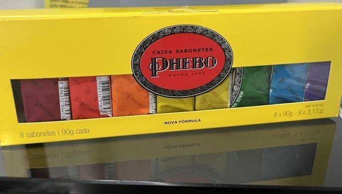 Kit 08 un. Sabonete PHEBO Amarelo 90g