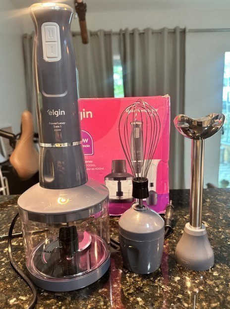 Mixer Power Inox 3 Em 1 600w Elgin Lunar 127v