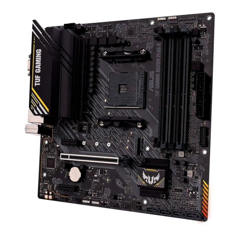 Placa-Mãe Asus TUF Gaming A520M-Plus Ii, AMD AM4, Matx, DDR4, Preto 90MB17G0-M0EAY0