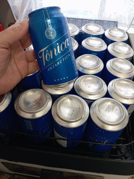 Pack 12 un. Água Tônica Antarctica Lata 350ML