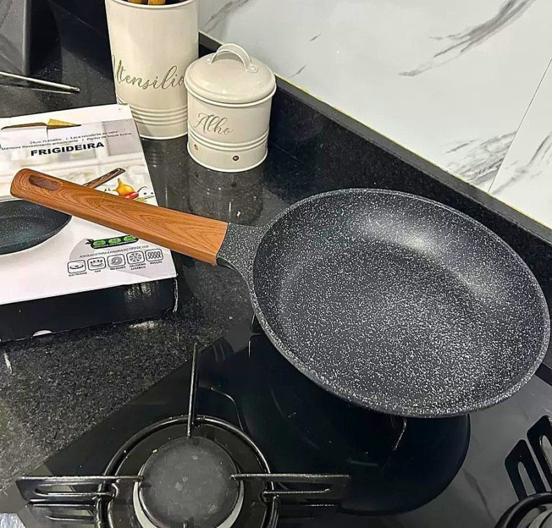 Frigideira Antiaderente Cerâmica Reforçada 24cm