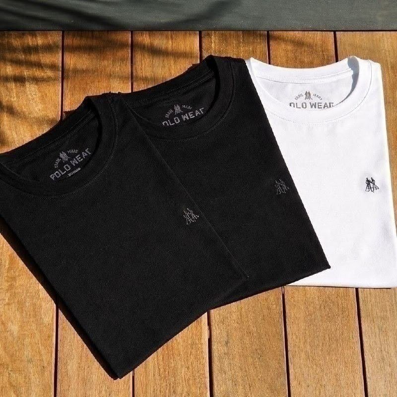 Kit 3 Camisetas Masculinas Polo Wear