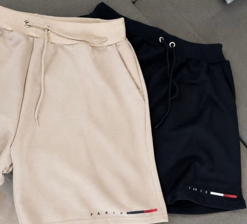 Kit 02 Bermuda Casual Short Moletom Masculina Academia Treino