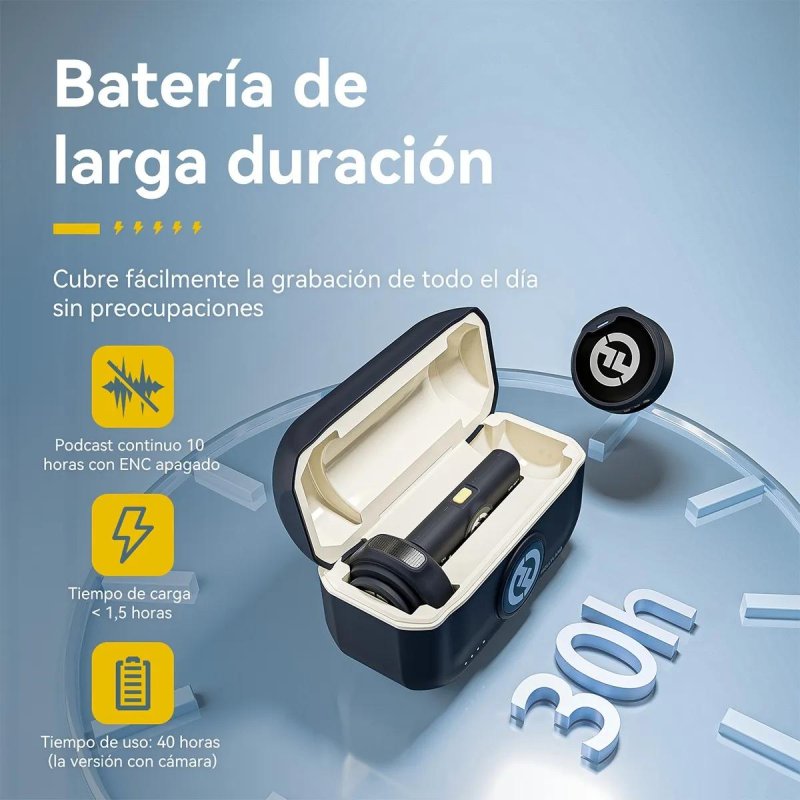 Microfone de Lapela Hollyland Lark M2 Combo Duplo