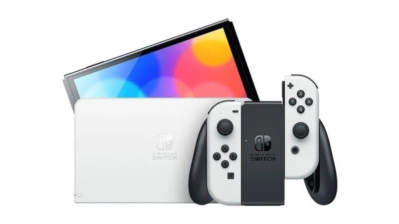 Console Nintendo Switch OLED Nintendo Bundle + Super Mario Bros Wonder + 3 Meses Nintendo Switch Online
