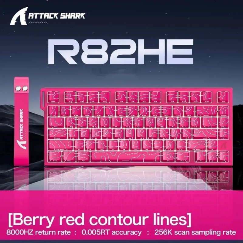 Teclado Attack Shark R82he 8000hz Gamer