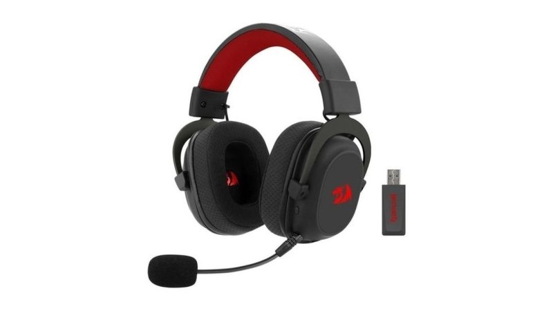Zeus Pro Headset Sem Fio Redragon