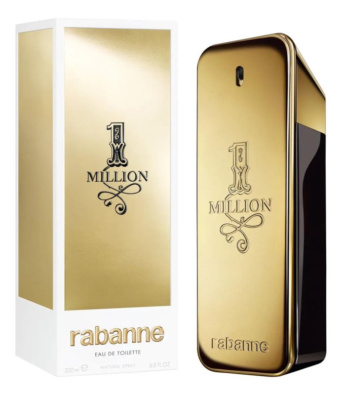 Perfume Rabanne 1 Million Eau de Toilette 200 ml masculino