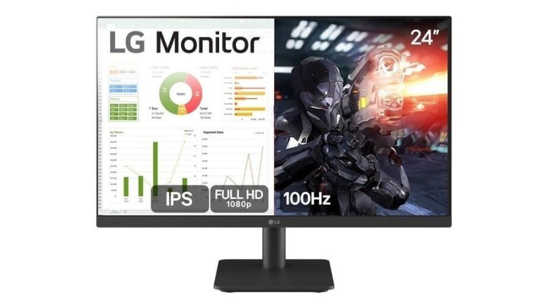 Monitor PC Gamer LG 24” IPS, Full HD, 100Hz, HDMI 24MS500-B