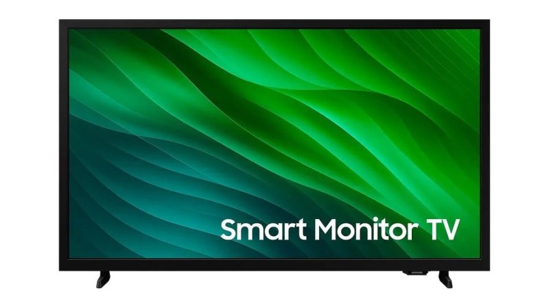 Smart TV Samsung 32'' Hd Tizen HDR Wi-Fi HDMI Monitor Bivolt Preta