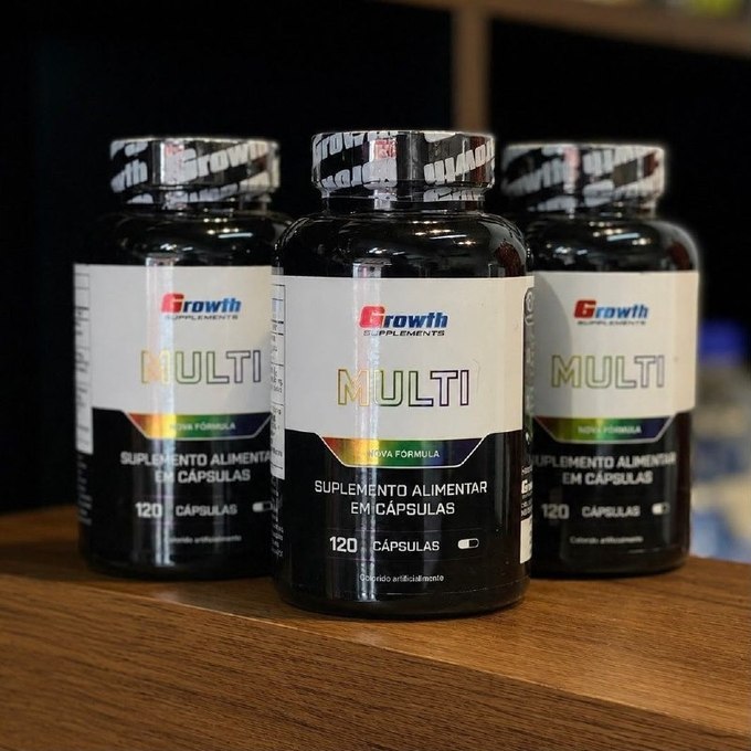 Multivitamínico 120 Cáps. Growth Supplements