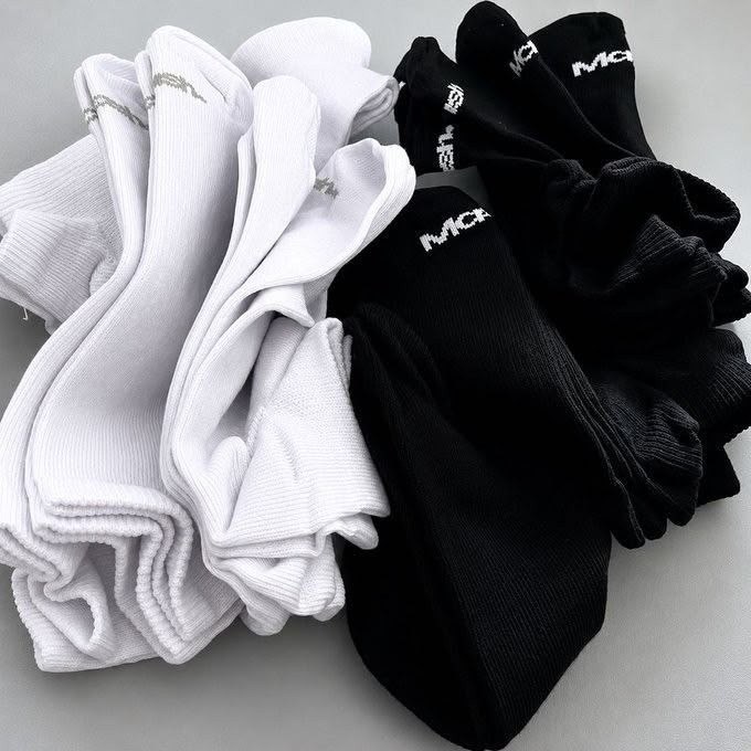 Kit com 12 Pares de Meias Soquete Mash Sapatilha
