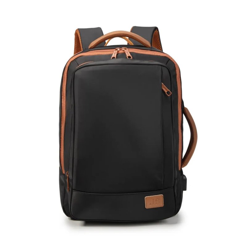 Mochila Impermeável Expansível 25L a 40L para Notebook com Porta USB – Preta