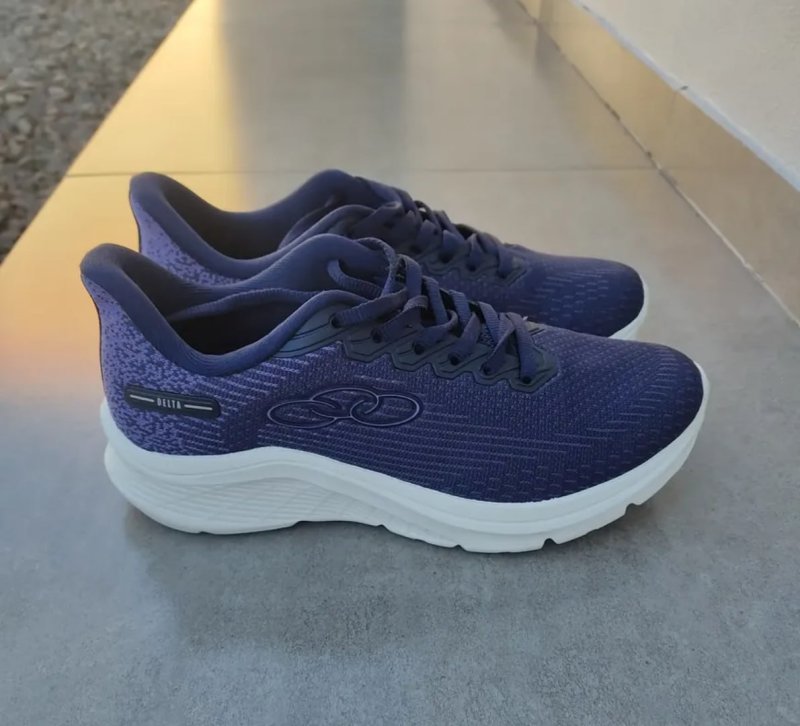 Tênis Feminino Delta 122 Olympikus Marinho/purple Lisa 37 Br